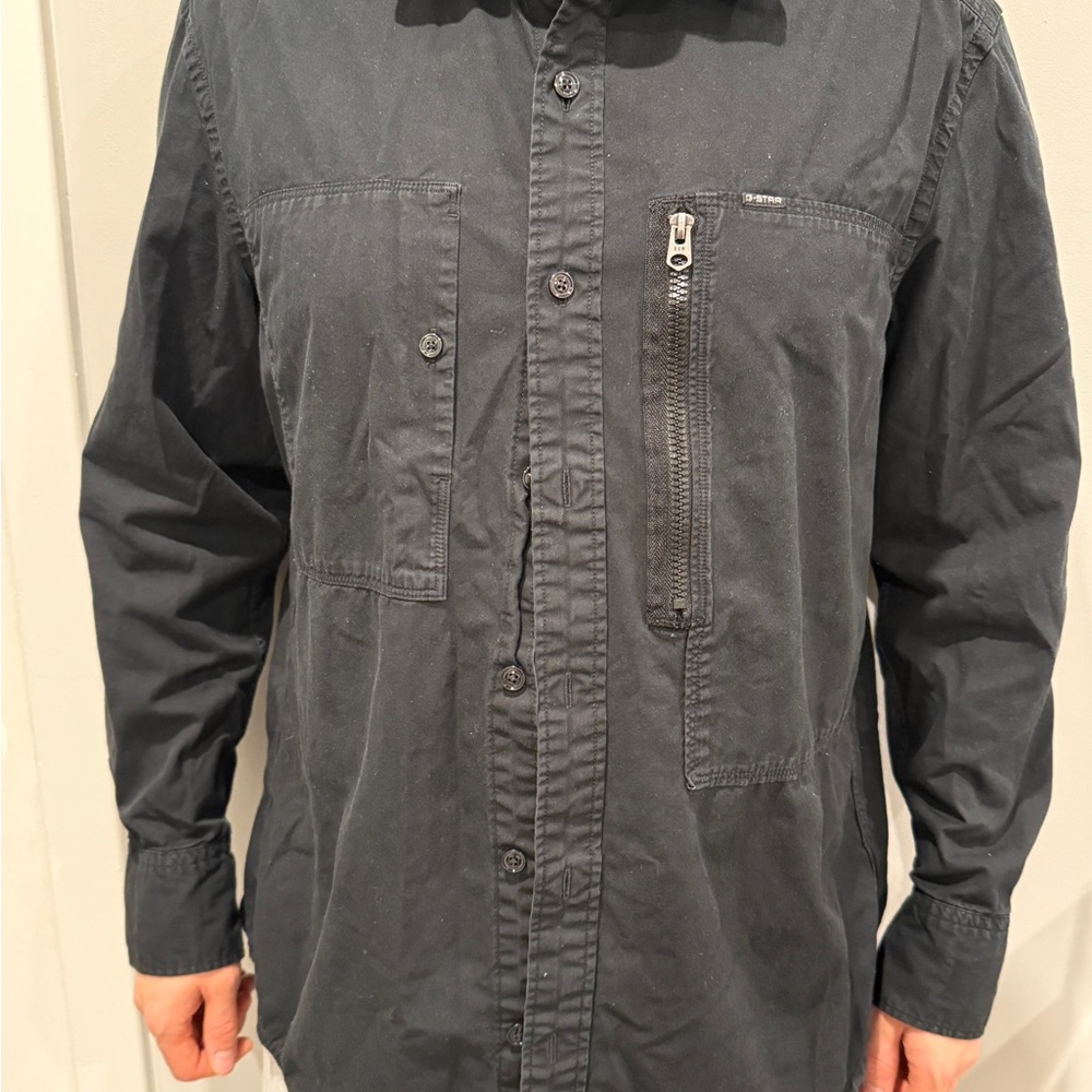 G-Star Black Lightweight Shirt Jacket